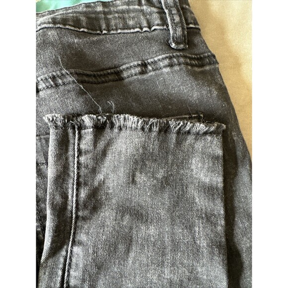 Forever 21 Womens Small Jeans Distressed Ripped Mesh Frayed Gothic Emo Punk - Picture 9 of 16